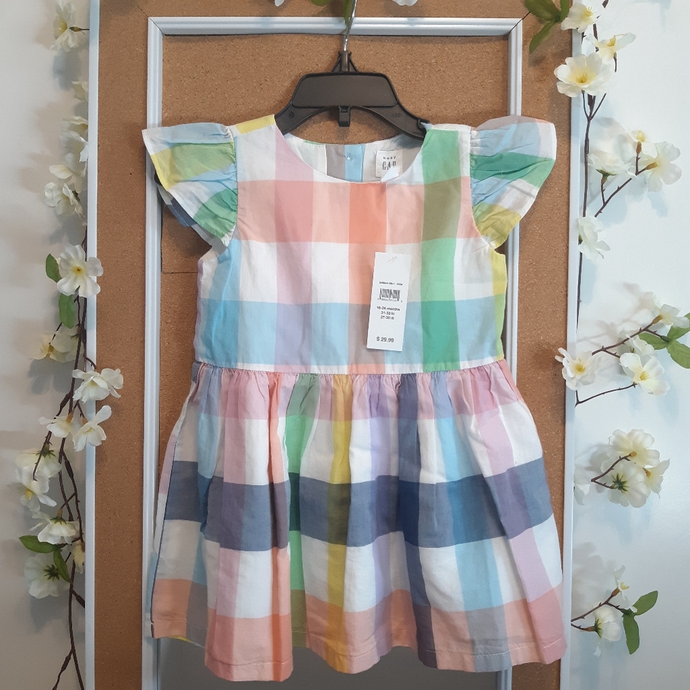 NWT baby GAP Girls summer dress 18-24 months